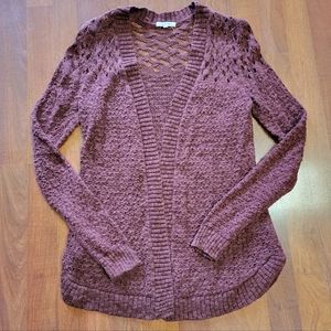 Maurice's Open Weave Cardigan Size Medium